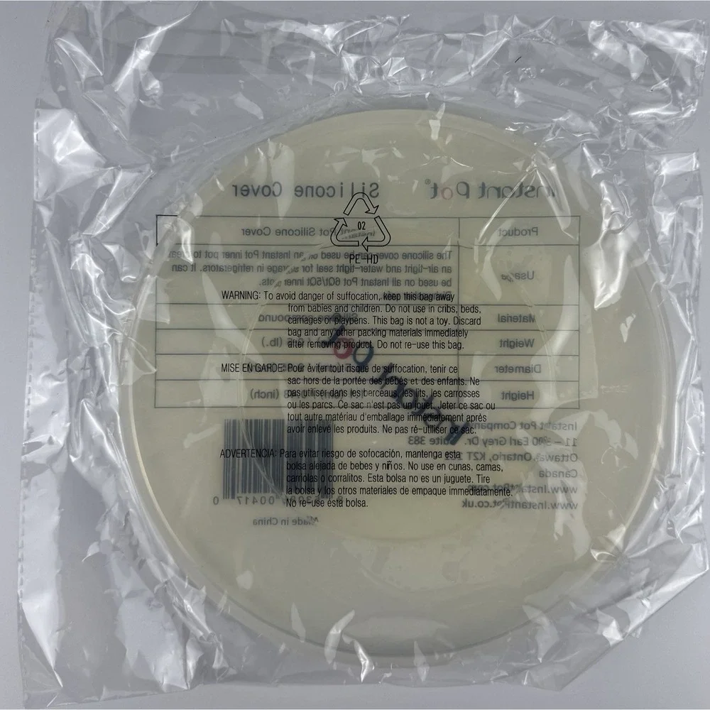 Genuine Instant Pot Silicone Cover Lid 6 Qt 5 Qt Air Tight Storage Cover NEW
